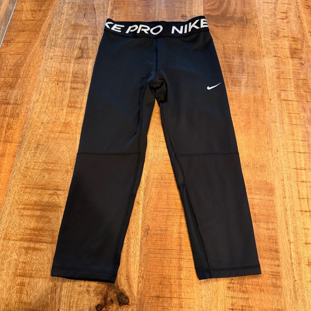Kids Nike Pro Black Leggings